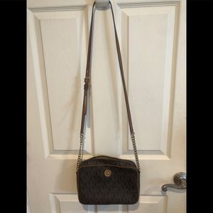 Michael Kors Jet Set Travel Logo Crossbody Bag